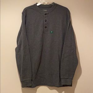 Men’s Tall Grey Long Sleeve Thermal